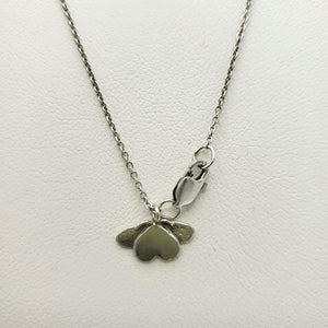 Silver Pre Loved Butterfly 18" ss Necklace