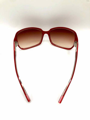 OLIVER PEOPLES Red Pre Loved AS IS Ombre Sunglasses w/case