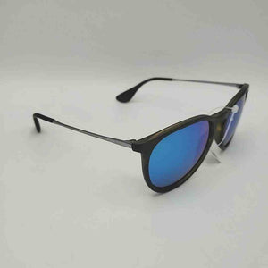 RAY BAN Dk Brown Blue Mirrored Sunglasses w/case