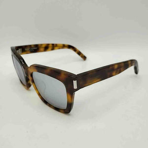 SAINT LAURENT Tan Brown Pre Owned Tortoise Sunglasses