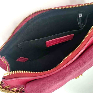 SEE BY CHLOE Fuchsia Gold Leather Grommets Crossbody Purse