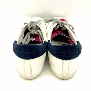 GOLDEN GOOSE White Pink Leather Made in Italy Sneaker Shoes