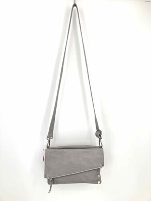 HAMMITT Lt Gray Leather Pre Loved Crossbody Purse