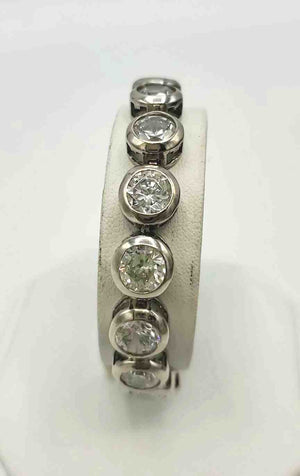 Silver Clear Crystal Pre Loved ss Bracelet