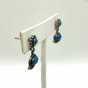 Blue Sterling Silver ss Earrings