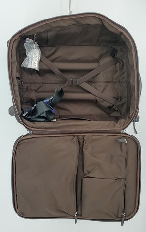 TUMI Beige Gray Reptile Suitcase