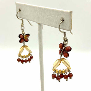 Sterling Silver Garnet ss Earrings