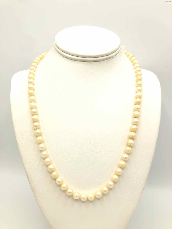 Ivory White Pearl 14k 21" 14k-Necklace