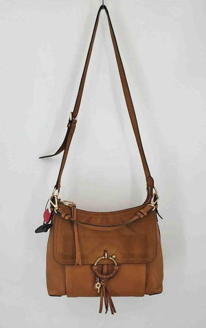 SEE BY CHLOE Caramel Brown Leather & Suede Pre Loved Purse