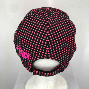 FENDI Fuchsia Black Dot Cap Hat