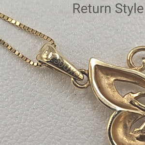 Butterfly 14k-Necklace