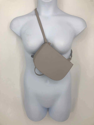 LO & SONS Gray Leather Crossbody 8" 1.75" 5" Purse