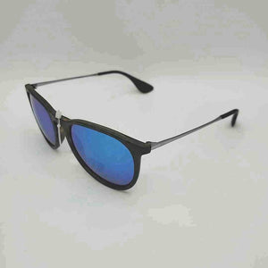 RAY BAN Dk Brown Blue Mirrored Sunglasses w/case