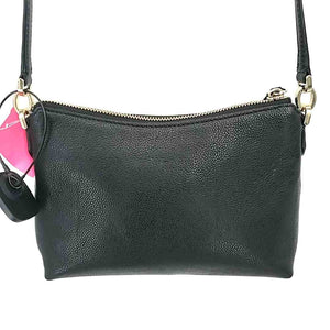 KATE SPADE Black Pebbled Leather Crossbody Purse