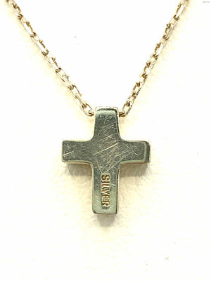 Silver Pre Loved Cross ss Necklace