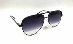 QUAY Black Pre Loved Aviator Sunglasses