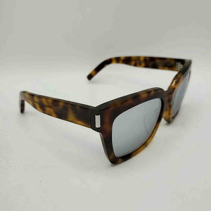 SAINT LAURENT Tan Brown Pre Owned Tortoise Sunglasses