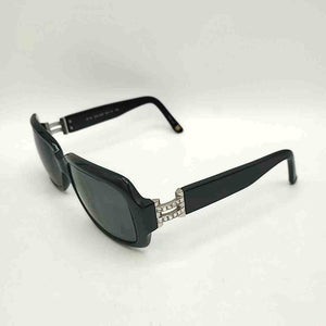 SAKS 5TH AVE Black Crystal Sunglasses w/case