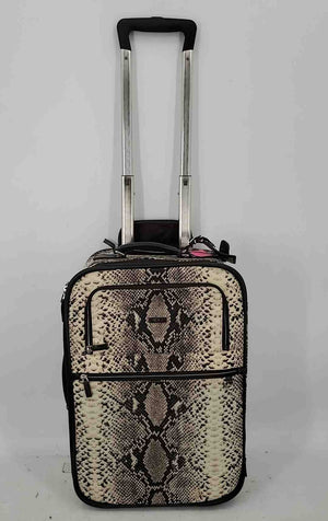 TUMI Beige Gray Reptile Suitcase