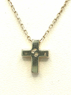 Silver Pre Loved Cross ss Necklace