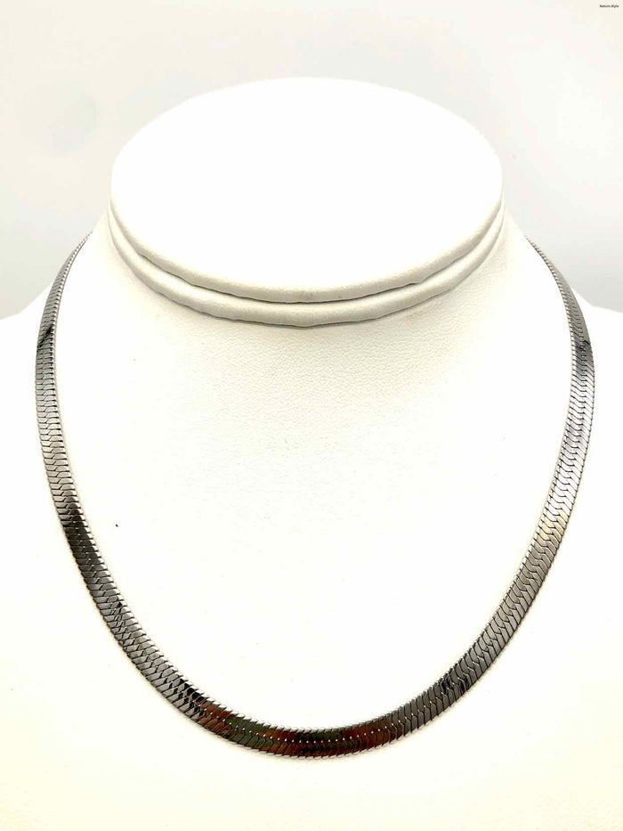 Silvertone Omega 16"-18" Necklace