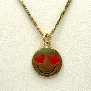 KATE SPADE Gold Red Heart Necklace