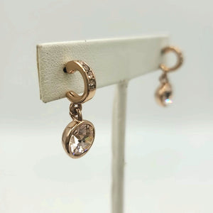 GIVENCHY Rose Gold Crystal Earrings