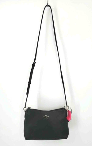 KATE SPADE Black Pebbled Leather Crossbody Purse