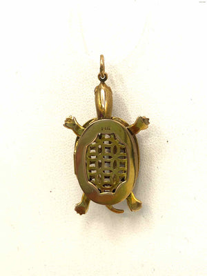 14K Gold turtle 14k-Pendant