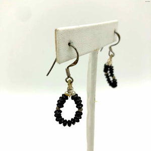 Black Sterling Silver ss Earrings