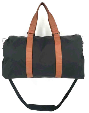 HERSCHEL Black Brown Canvas Duffle Purse