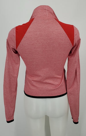 CHANEL Black & Red White Cotton Made in Italy Reversible Activewear Jacket