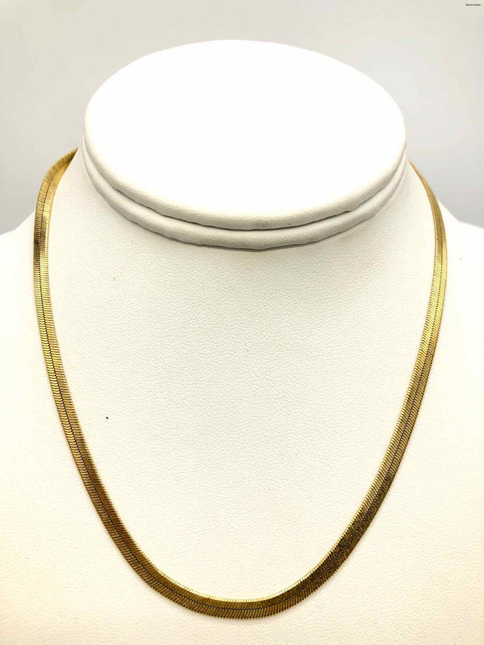 ELECTRIC PICKS Gold Filled Omega 15" Necklace