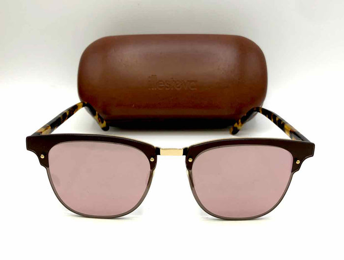 ILLESTEVA Tan Brown Tortoise Sunglasses w/case