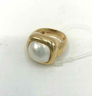 White 14K Gold Pearl 14k-Ring Sz6.5