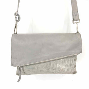 HAMMITT Lt Gray Leather Pre Loved Crossbody Purse