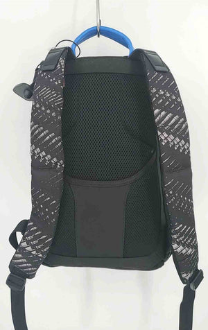 TUMI Black Gray Blue Pre Loved Print 10 in 3" 14" Backpack